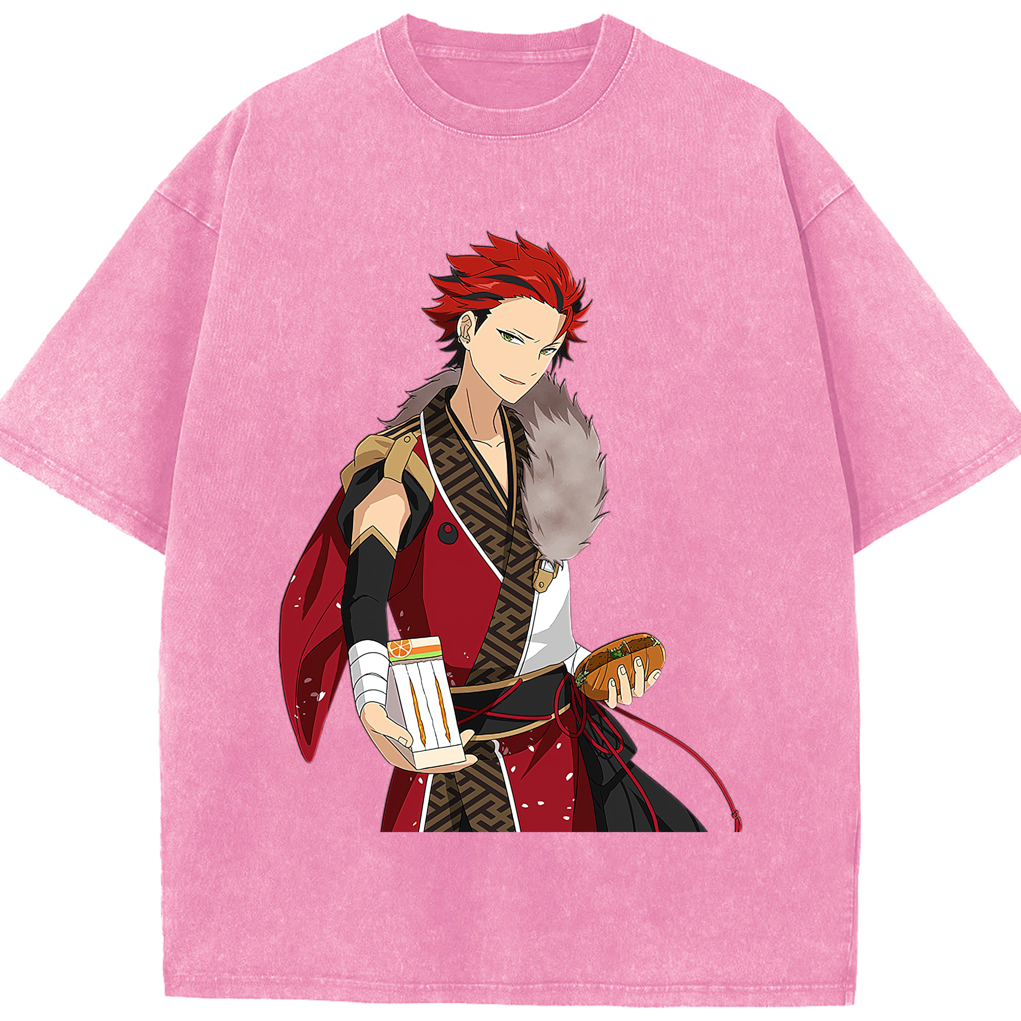 （画像用） あんさんぶるスターズ! Ensemble Stars 綿100% ヴィンテージ風 半袖Tシャツ（フロントプリント）